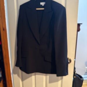 Classic Women's Black Blazer - Structured Suit Jacket